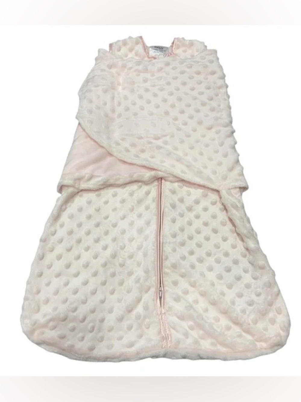 Halo Sleepsack Swaddle Plushy Dot Velboa, Pink Small Newborn 0/3 months baby